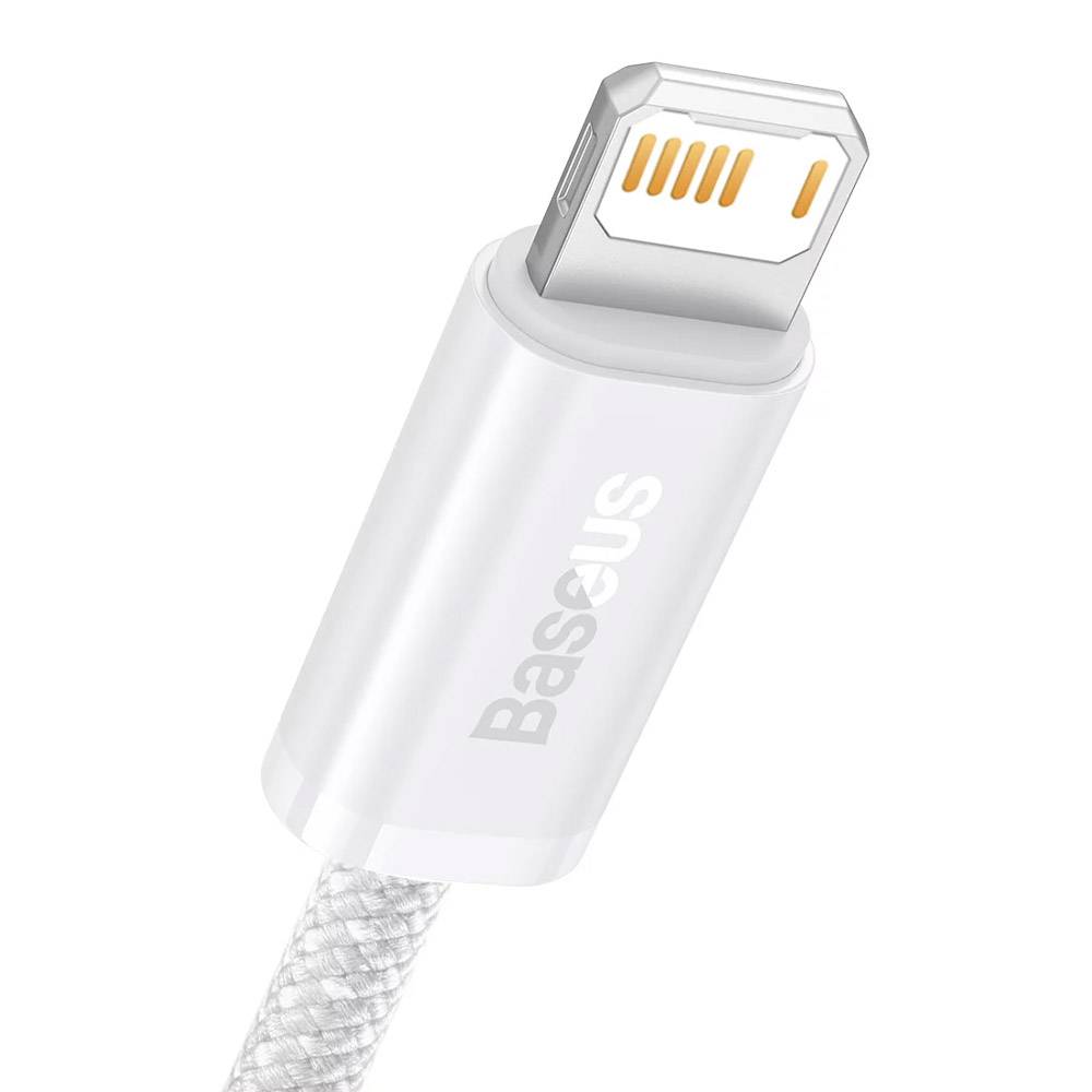 Cabo Baseus Dynamic USB-A p/ Lightning 1m Branco 2