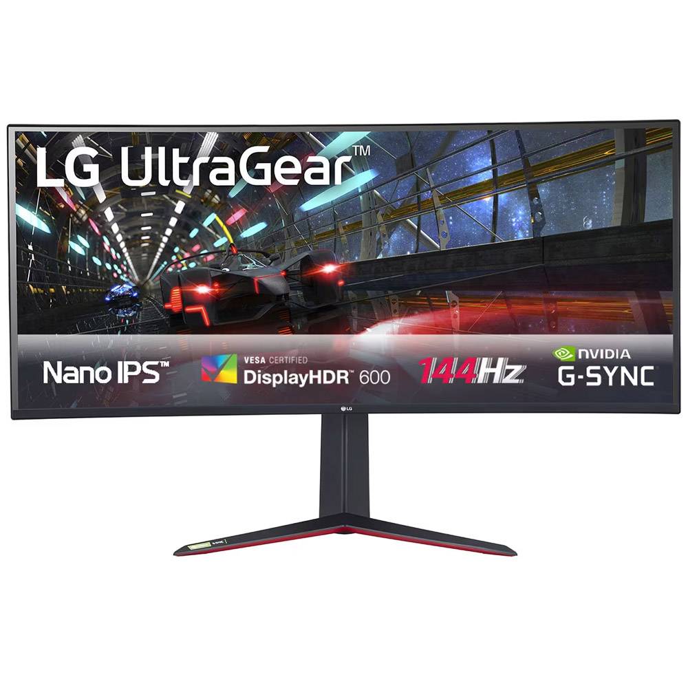 Monitor Curvo LG UltraGear 38GN950P-B Nano IPS 37.5“ UWQHD+ 21:9 160Hz(OC)/144Hz FreeSync Premium Pro / G-SYNC 1