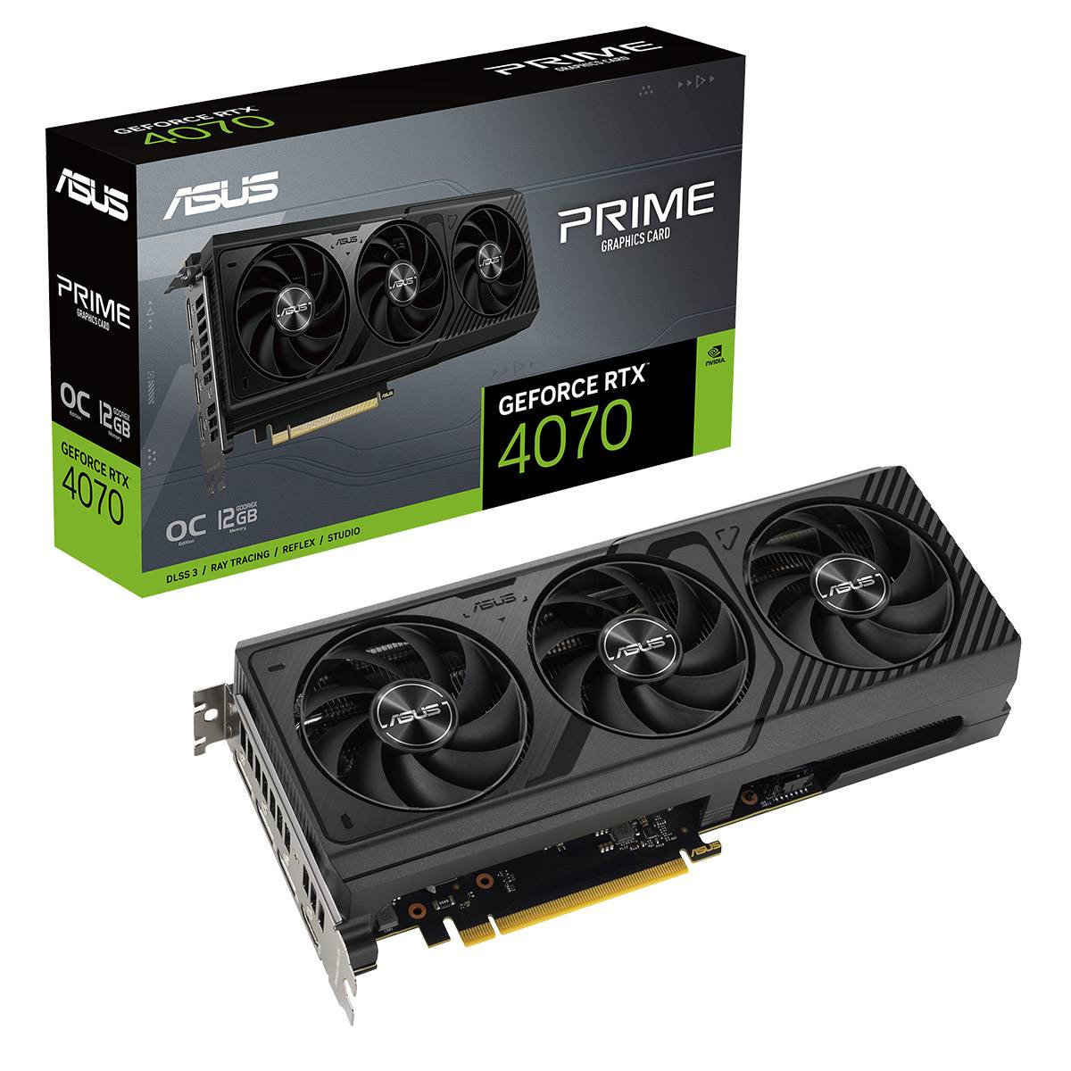 Placa Gráfica Asus GeForce RTX 4070 Prime OC 12GB GDDR6X DLSS3 1