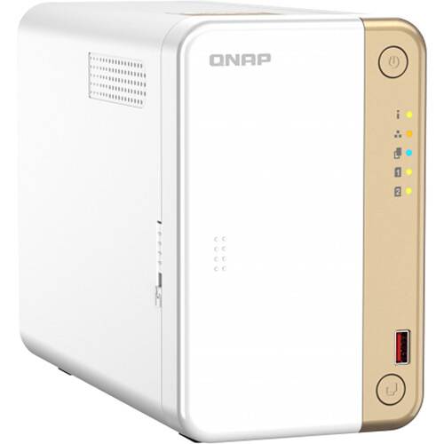 NAS Qnap TS-262 2 Baías 4GB RAM Intel Celeron N4505 x86 64 Bits 1