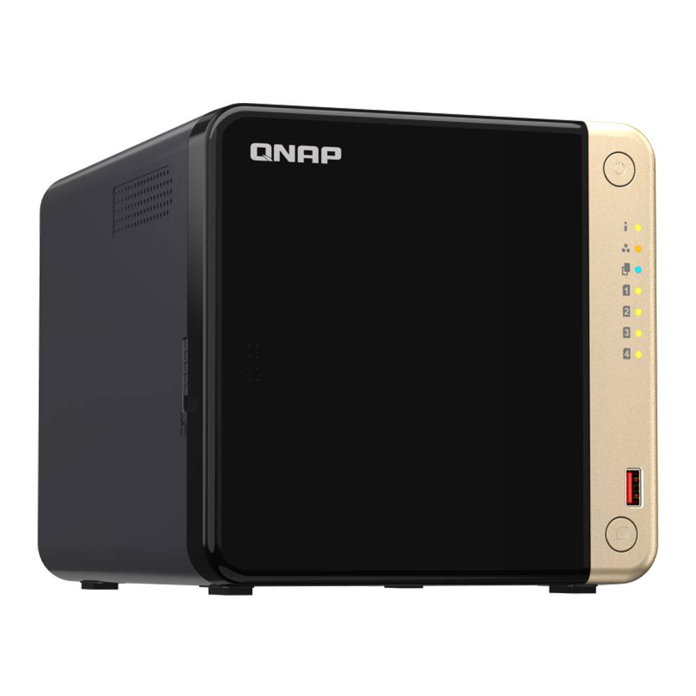 NAS QNAP TS-464-8G 4 Baías 8GB RAM Intel Celeron N5095 x86 64 Bits 1