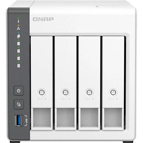 NAS Qnap TS-433 4 Baías 4GB RAM Cortex-A55 ARM 64 Bits 3