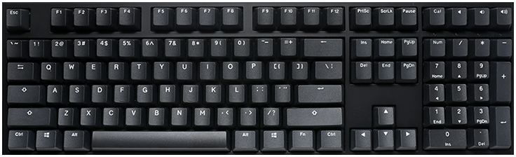 Teclado Mecânico Ducky Origin 100% Black MX Brown PT 1