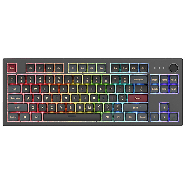 Teclado Mecânico Montech Darkness TKL GateronG Pro 2.0 Brown RGB PT 1