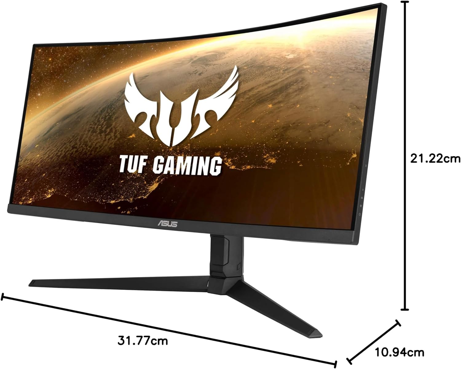 Monitor Curvo Asus TUF Gaming VG34VQL1B VA 34“ WQHD 21:9 165Hz FreeSync Premium 4