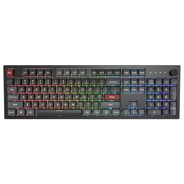 Teclado Mecânico Montech Darkness Full-Size GateronG Pro 2.0 Brown RGB PT 1