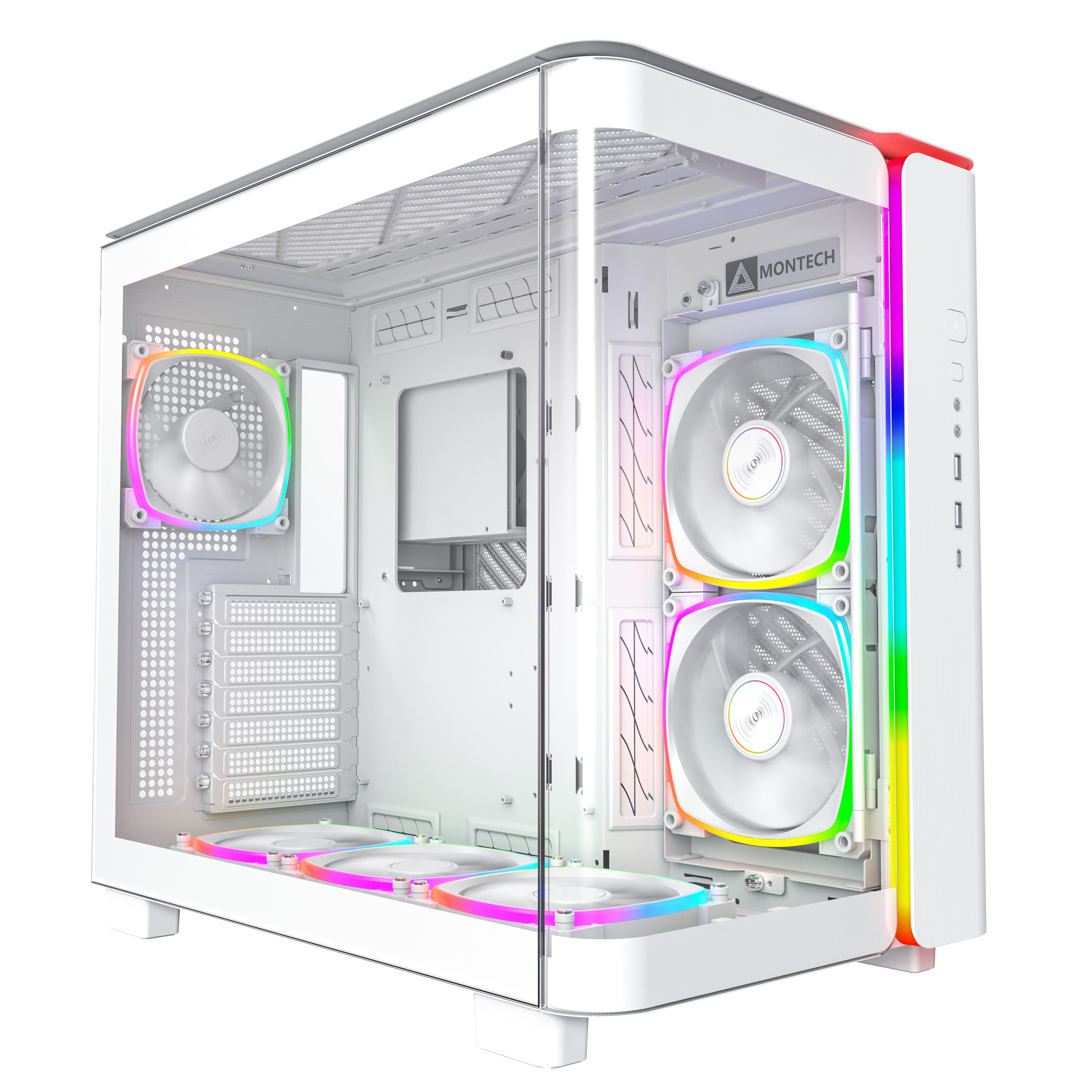 Caixa ATX Montech King 95 PRO Branco 1