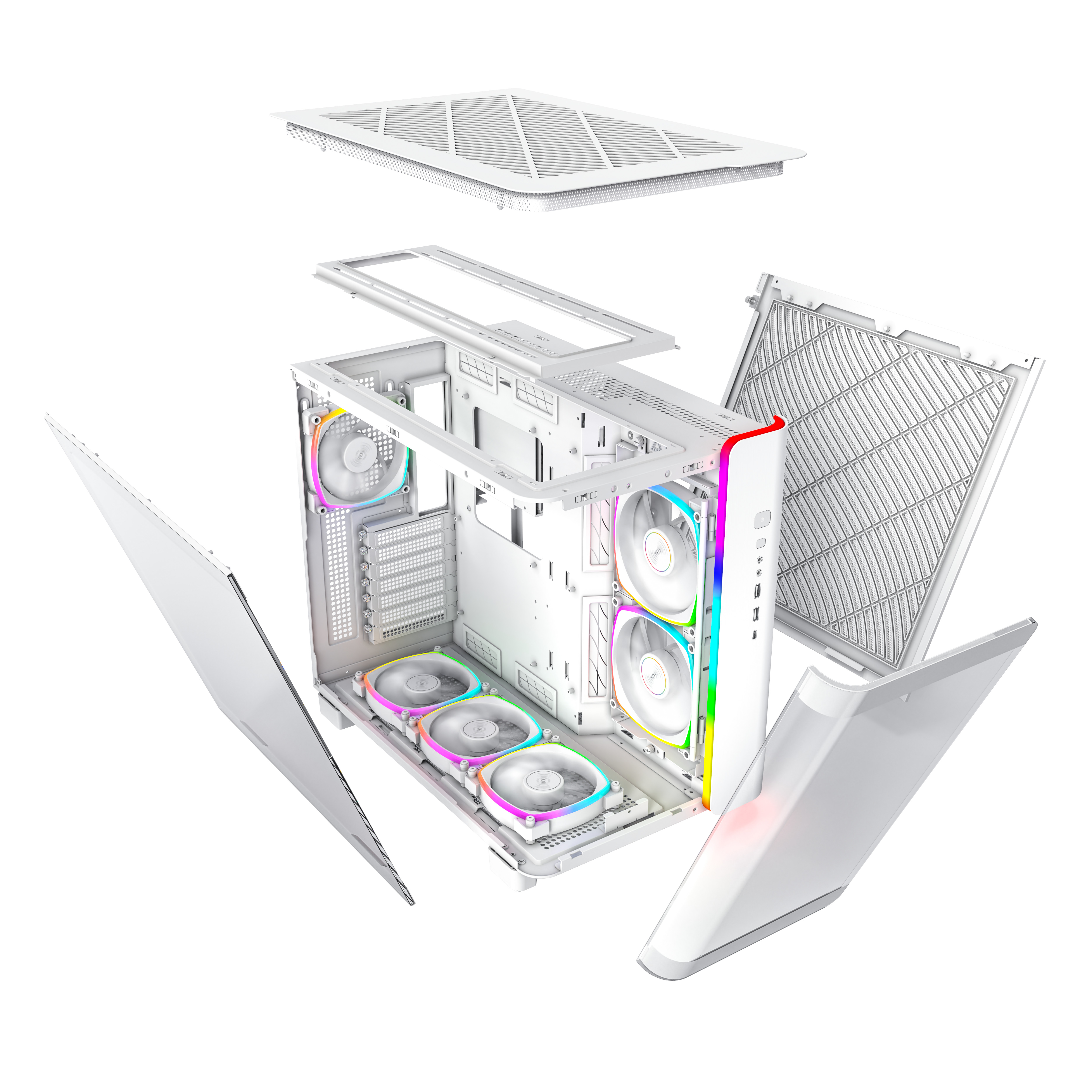 Caixa ATX Montech King 95 PRO Branco 4