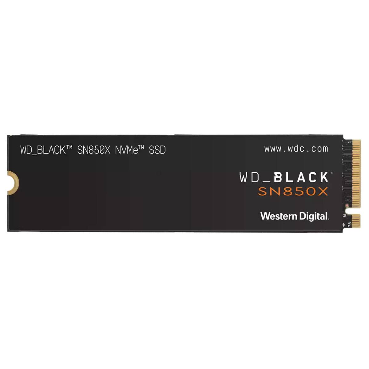 SSD M.2 2280 Western Digital Black SN850X 2TB 3D NAND NVMe Gen4 1