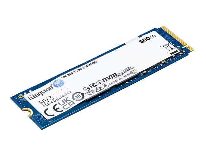 SSD M.2 2280 Kingston NV3 500GB 3D NAND NVMe Gen4 2