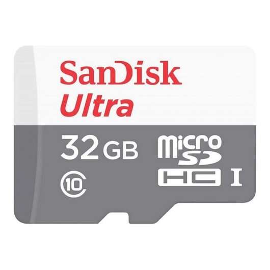 Cartão Memória SanDisk Ultra UHS-I U1 C10 microSDXC 32GB 1