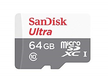 Cartão Memória SanDisk Ultra UHS-I U1 C10 microSDXC 64GB 1