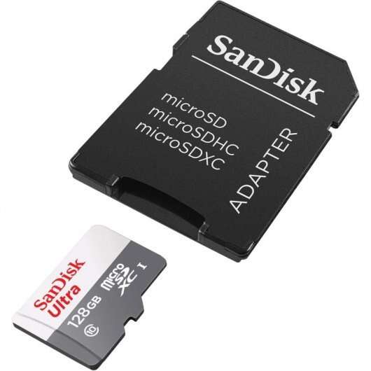 Cartão Memória SanDisk Ultra UHS-I U1 C10 microSDXC 128GB 3