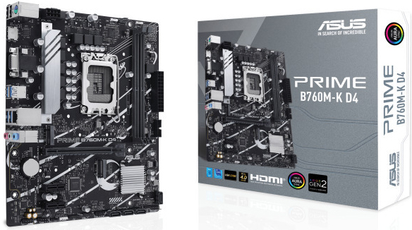 Motherboard Micro-ATX Asus Prime B760M-K D4 3