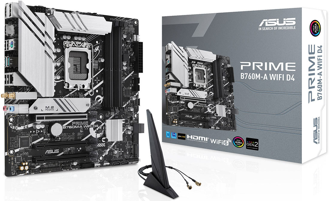 Motherboard Micro-ATX Asus Prime B760M-A WiFi D4 DDR4 3