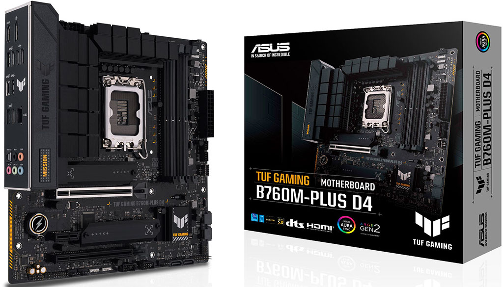 Motherboard Micro-ATX Asus TUF Gaming B760M-Plus D4 DDR4 3