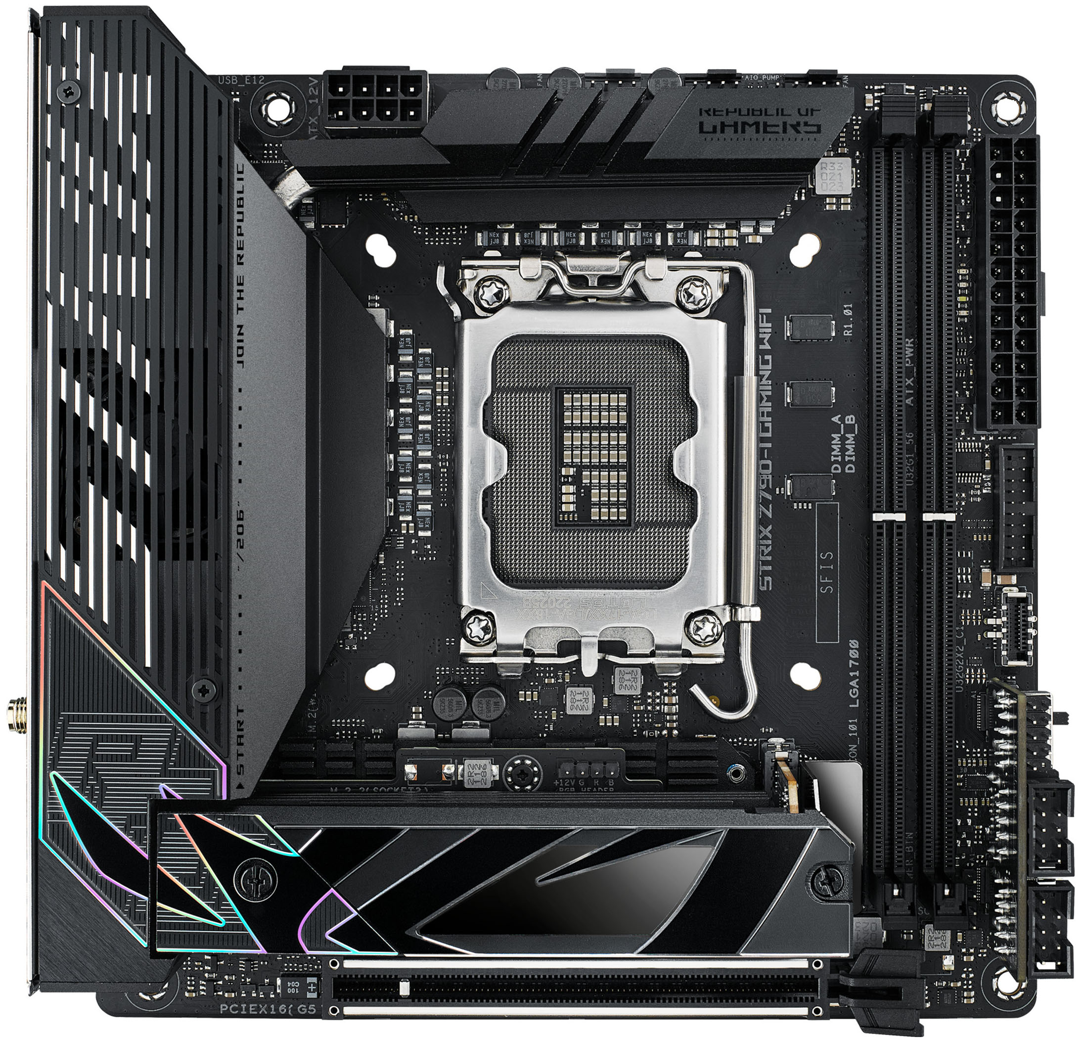 Motherboard Mini-ITX Asus ROG Strix Z790-I Gaming WiFi DDR5 1