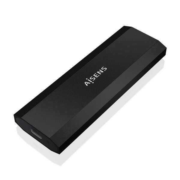 Caixa Externa Aisens M.2 ASM2-028B para SSD M.2 NVME USB 3.2 Preta 1