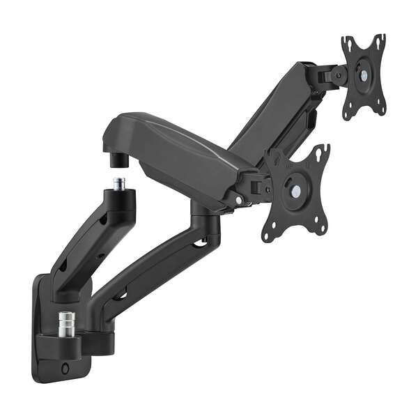 Suporte Parede Aisens para 2 Monitores Rotativo e Inclinável (17“-32“) Preto 2