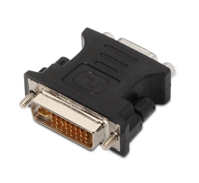 Adaptador Aisens DVI para SVGA, 24+5/Macho-HDB15/Fêmea Preto 2