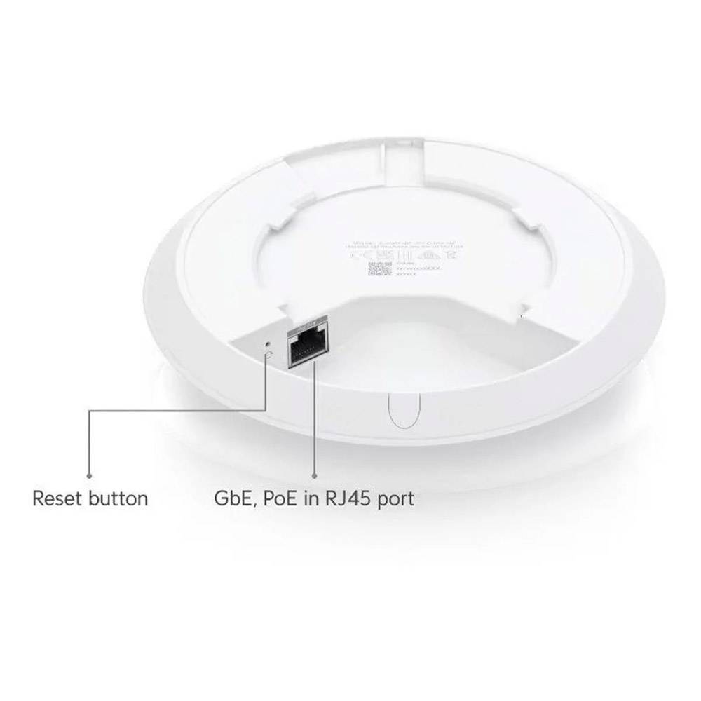 Access Point Ubiquiti UniFi U6+ WiFi 6 Dual-Band 2x2 Gigabit PoE Ceiling Mount 3