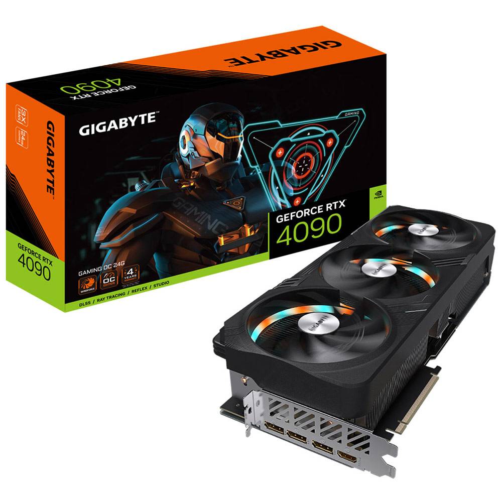 Placa Gráfica Gigabyte GeForce RTX 4090 Gaming OC 24GB GDDR6X DLSS3 1