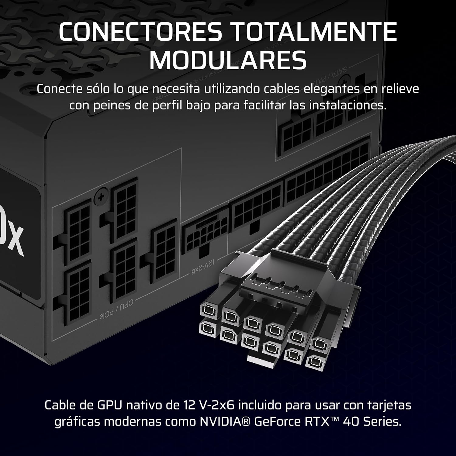 Fonte de Alimentação ATX Corsair RM850x 850W Cybernetics Gold Full Modular 3.1 2