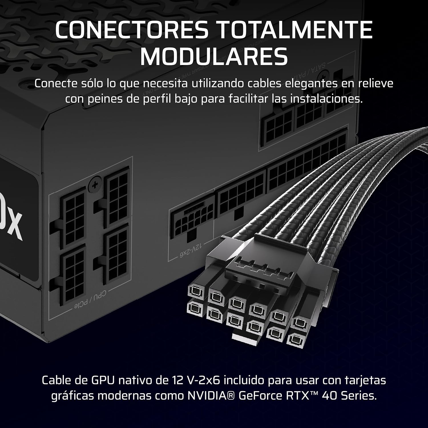 Fonte de Alimentação ATX Corsair RM850x 850W Cybernetics Gold Full Modular 3.1 3