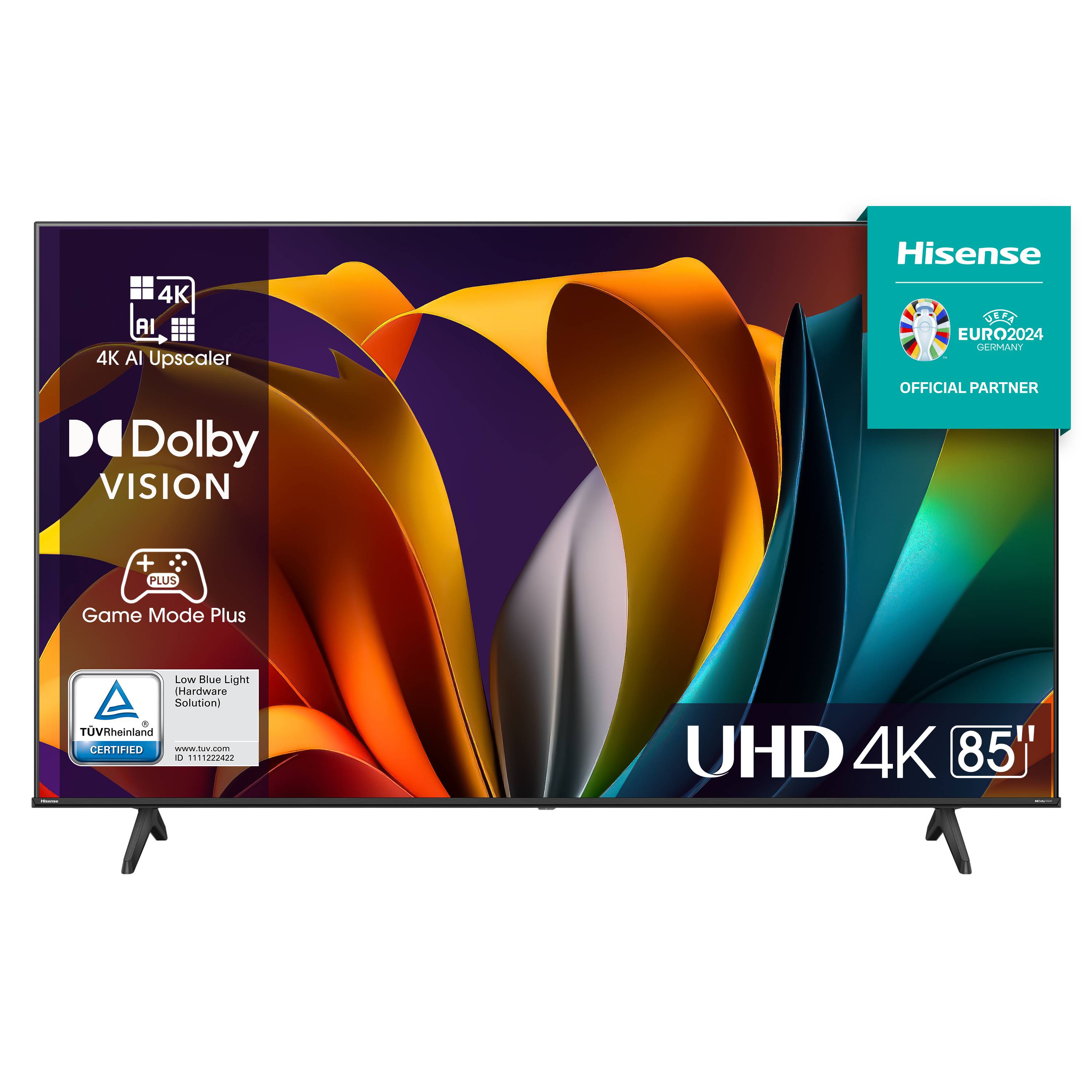 Televisão Smart TV Hisense 85A6N (2024) 85“/216cm LED 4K UHD VIDAA 2