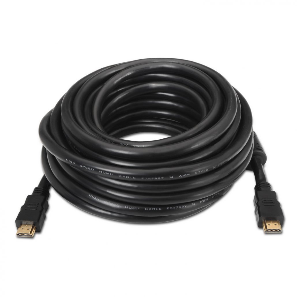 Cabo HDMI 1.4 Aisens Alta Velocidade Ferrite M/M 10m Preto 2