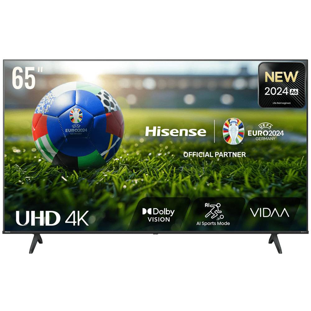 Televisão Smart TV Hisense 65A6N (2024) 65“165,1cm LED 4K UHD VIDAA 1