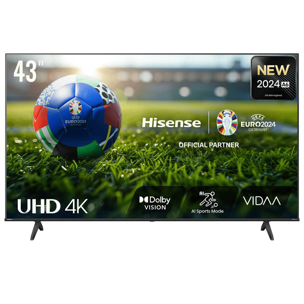 Televisão Smart TV Hisense 43A6N (2024) 43“/109,2cm LED 4K UHD VIDAA 1