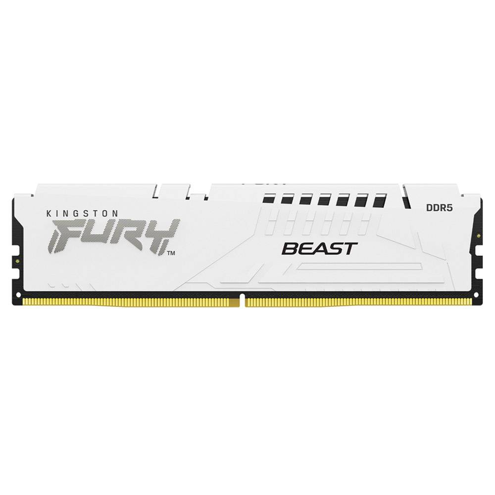 Memória RAM Kingston Fury Beast White (AMD Expo) 16GB (1x16GB) DDR5-5200MHz 1R CL36 Branca 1