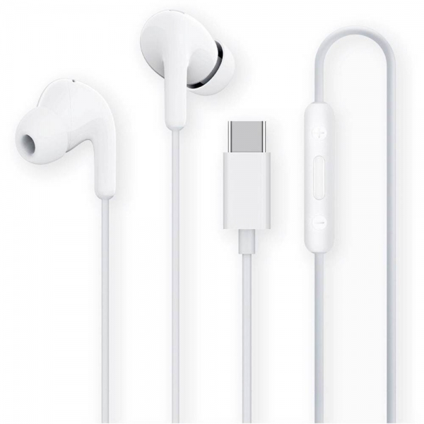 Earphones Xiaomi Mi In-Ear USB-C Brancos 1