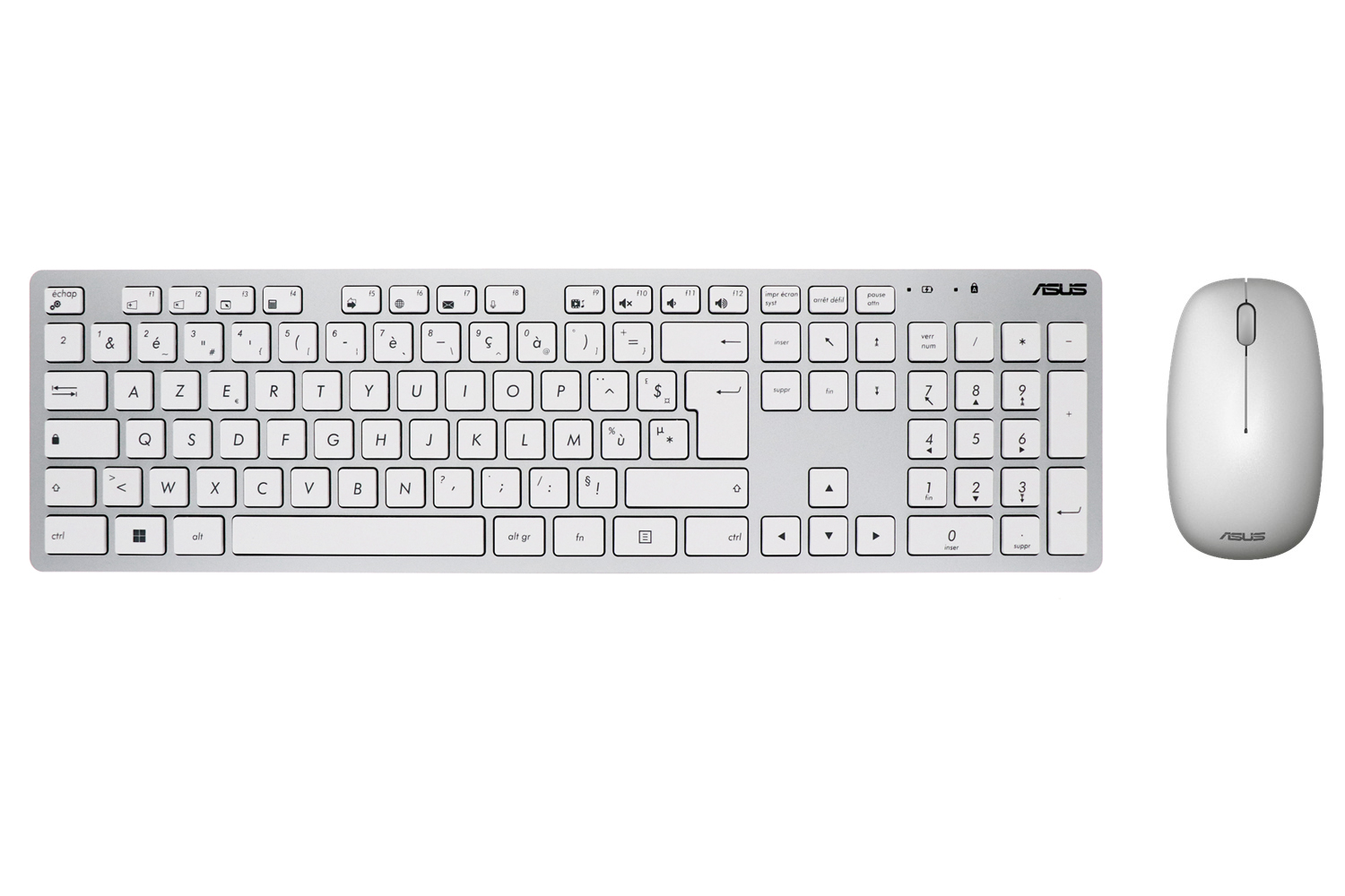 Teclado + Rato Asus W5000 Wireless Branco 1