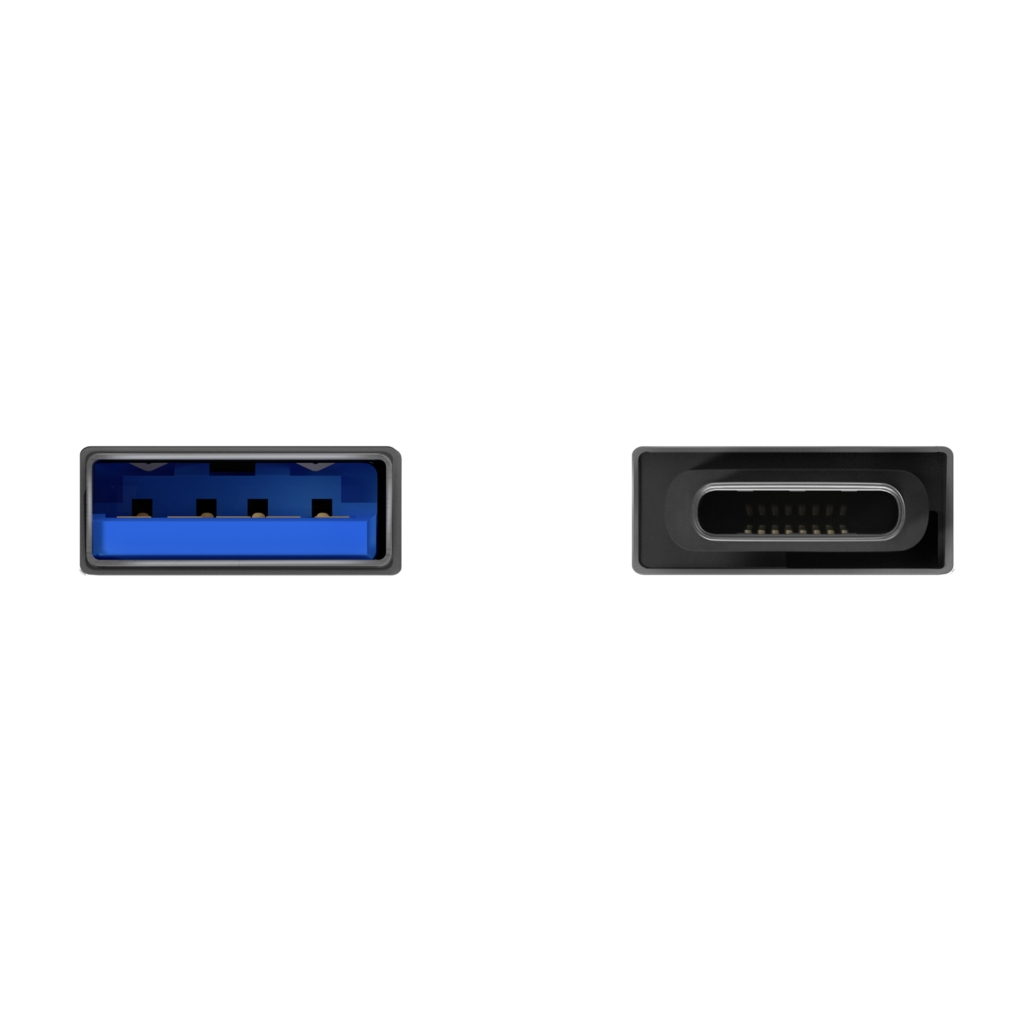 Adaptador Aisens Mini Alumínio USB 3.2 Gen1 3A, Tipo USB-C/MA/H, Cinza 2