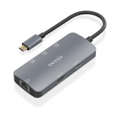 Dock Aisens USB-C 6 em 1, USB-C par... image