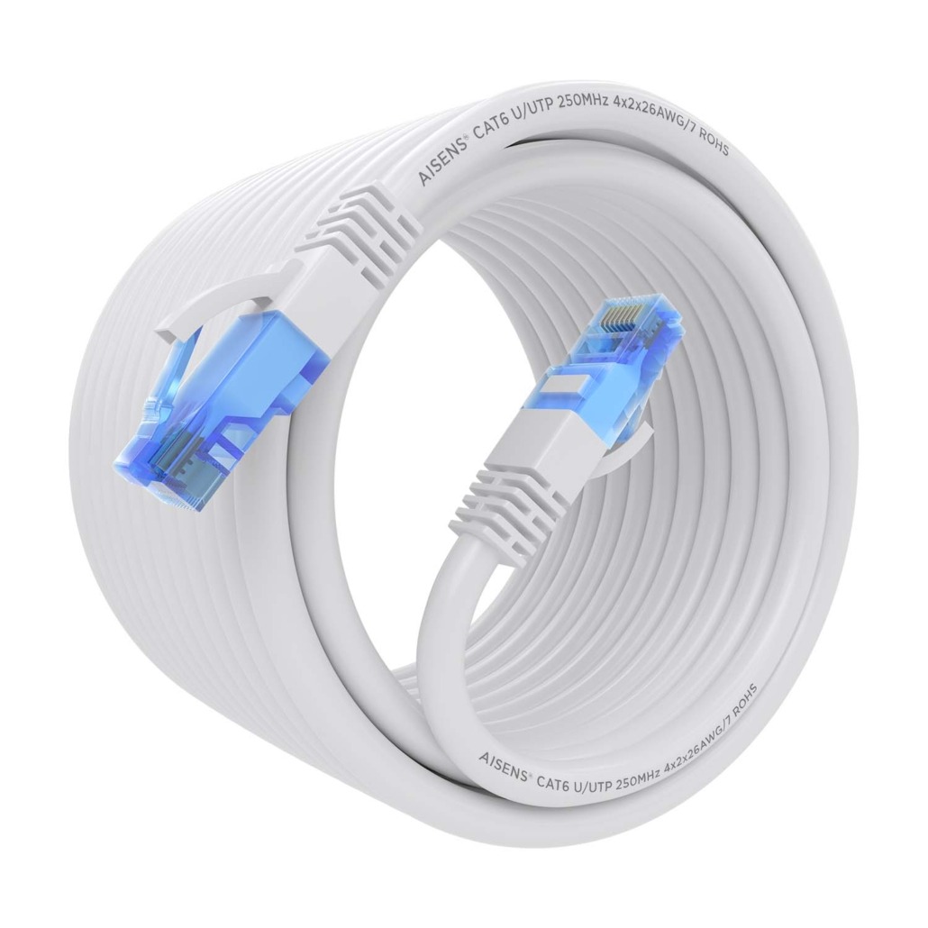 Cabo de Rede Aisens UTP AWG26 CCA Cat.6 - 10m Branco 2