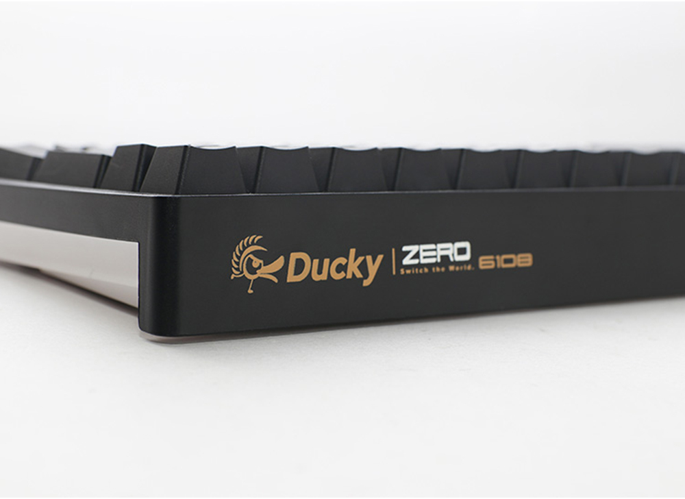 Teclado Mecânico Ducky Zero 6108 100% Classic Black RGB Wireless MX2A-Brown PT 4