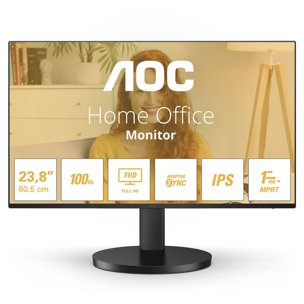 Monitor AOC 24B3HA2 IPS 23.8“ FHD 16:9 100Hz 1