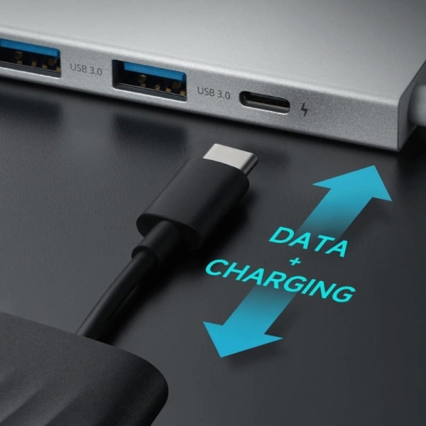 Hub Xiaomi 5 em 1 USB-C p/ 3 USB 3.0 + USB-C + HDMI 2