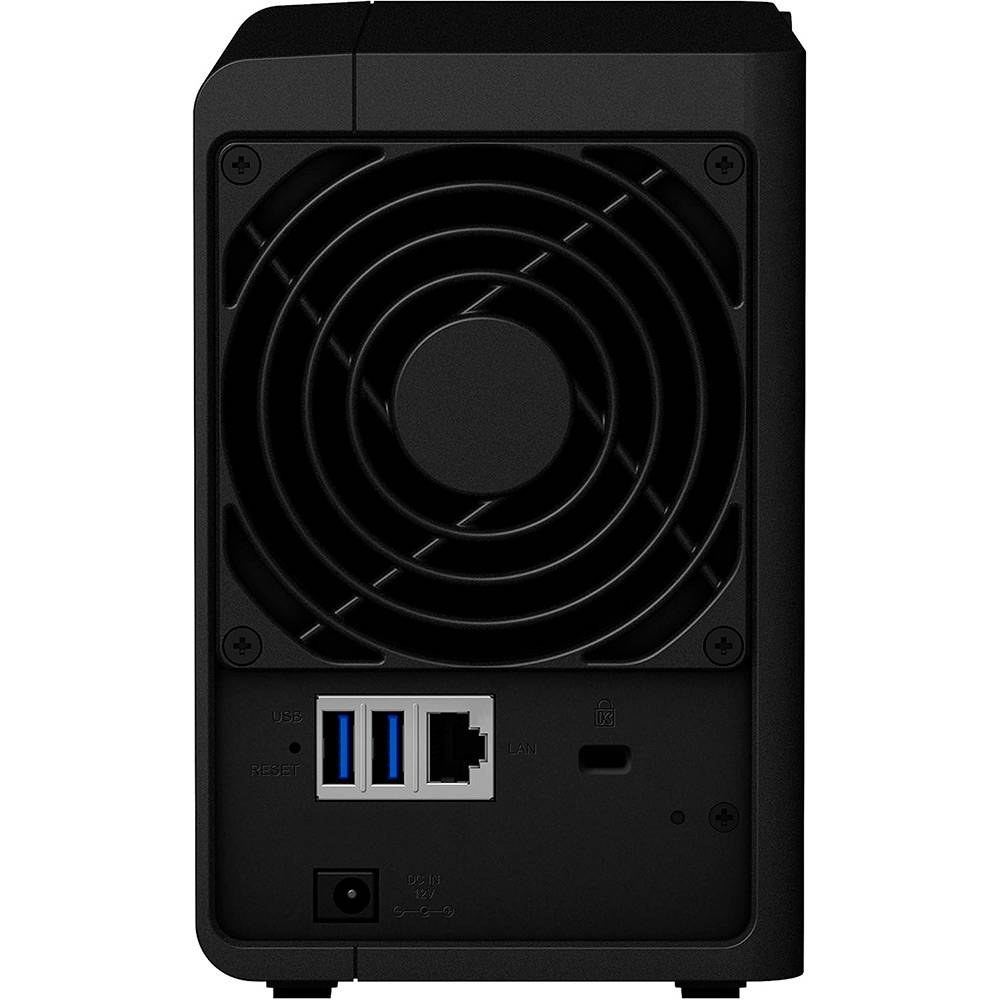 NAS Synology DiskStation DS223 | 2 Baías | CPU 4-Core Realtek RTD1619B | RAM 2GB DDR4 | Preto 2