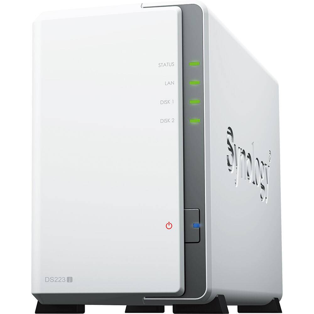 NAS Synology DiskStation DS223j | 2 Baías | CPU 4-Core Realtek RTD1619B | RAM 1GB DDR4 | Branco 2