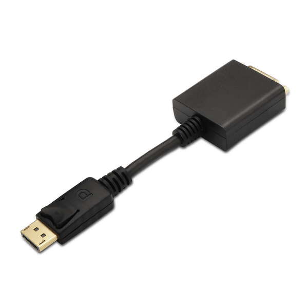 Adaptador Aisens Conversor Displayport a DVI Preto 1