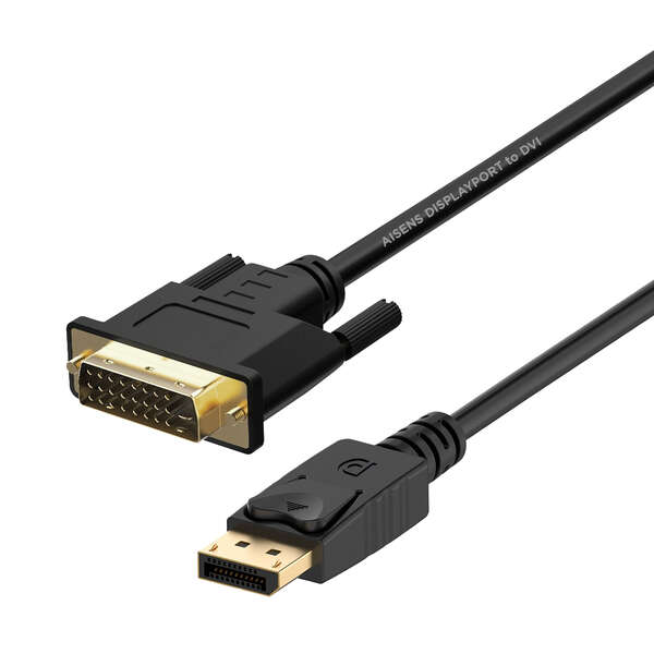 Cabo Aisens DisplayPort - DVI 2m Preto 1