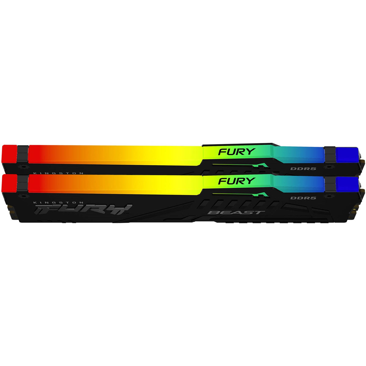 Memória RAM Kingston Fury Beast RGB 64GB (2x32GB) DDR5-6000MHz 2R CL30 Preta 3