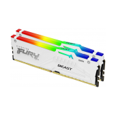 Memória RAM Kingston Fury Beast RGB 64GB (2x32GB) DDR5-6000MHz 2R CL30 Branca image