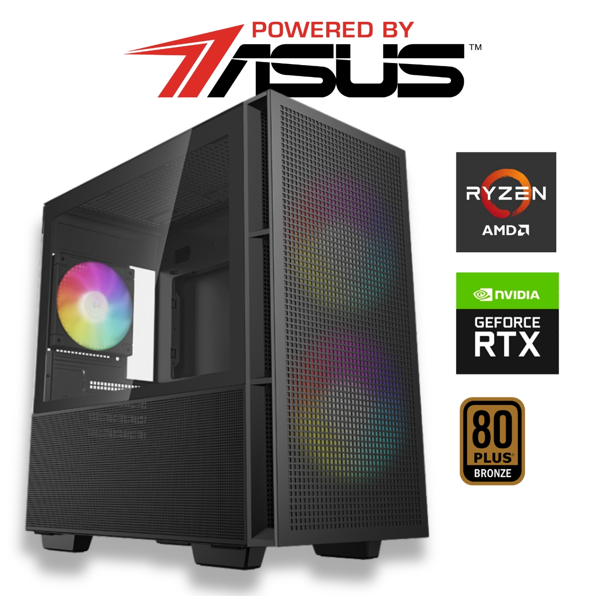 Computador Clickfiel AXIS V2 by Asus | AMD 5600 | 1TB | 16GB | 4060 1