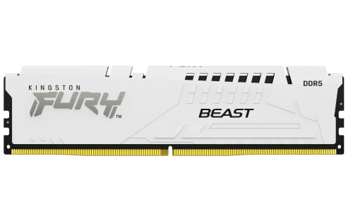 Memória RAM Kingston Fury Beast White (AMD Expo) 32GB (2x16GB) DDR5-6000MHz CL30 Branca 3