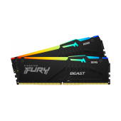 Memória RAM Kingston Fury Beast RGB 32GB (2x16GB) DDR5-6000MHz 2R CL30 Preta image